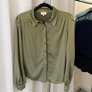 Women's Olive Green Blouse